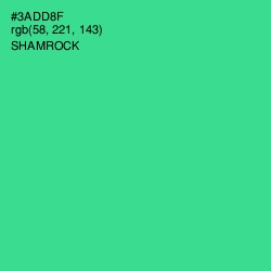 #3ADD8F - Shamrock Color Image