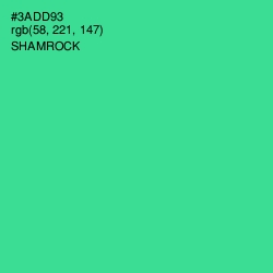 #3ADD93 - Shamrock Color Image