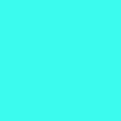 #3AFBED - Turquoise Color Image