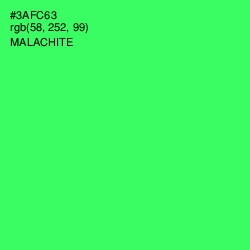 #3AFC63 - Malachite Color Image