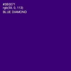 #3B0071 - Blue Diamond Color Image