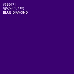 #3B0171 - Blue Diamond Color Image