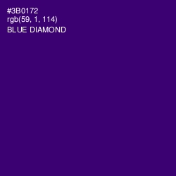 #3B0172 - Blue Diamond Color Image