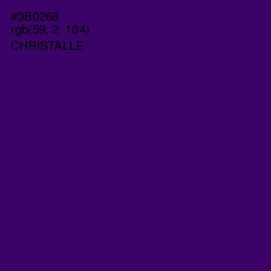 #3B0268 - Christalle Color Image