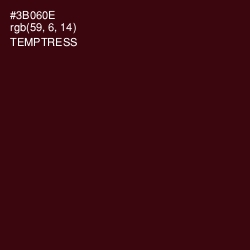 #3B060E - Temptress Color Image
