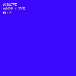 #3B07FD - Blue Color Image