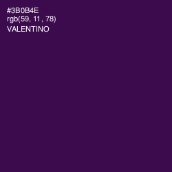 #3B0B4E - Valentino Color Image