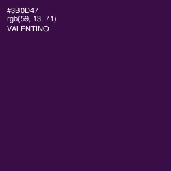 #3B0D47 - Valentino Color Image