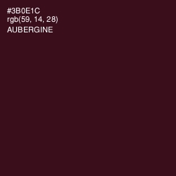 #3B0E1C - Aubergine Color Image