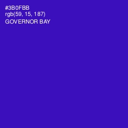 #3B0FBB - Governor Bay Color Image