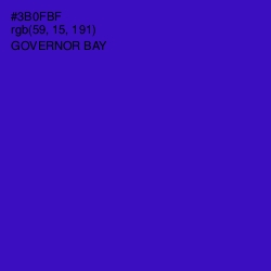 #3B0FBF - Governor Bay Color Image