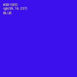 #3B10ED - Blue Color Image