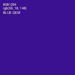 #3B1294 - Blue Gem Color Image