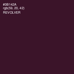 #3B142A - Revolver Color Image