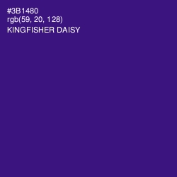 #3B1480 - Kingfisher Daisy Color Image