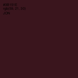 #3B151E - Jon Color Image