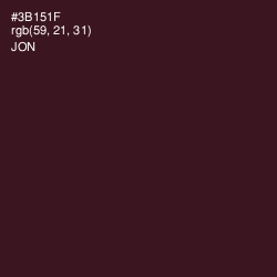 #3B151F - Jon Color Image