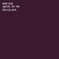 #3B1A30 - Revolver Color Image