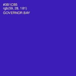 #3B1CB5 - Governor Bay Color Image