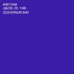 #3B1DA8 - Governor Bay Color Image