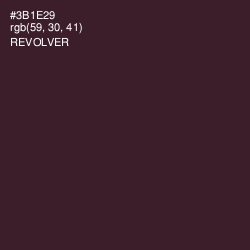 #3B1E29 - Revolver Color Image