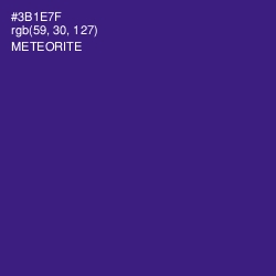 #3B1E7F - Meteorite Color Image