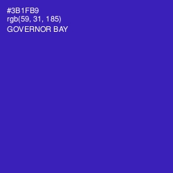 #3B1FB9 - Governor Bay Color Image