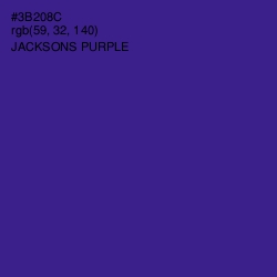 #3B208C - Jacksons Purple Color Image