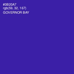 #3B20A7 - Governor Bay Color Image