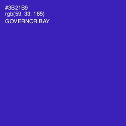 #3B21B9 - Governor Bay Color Image