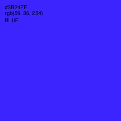 #3B24FE - Blue Color Image