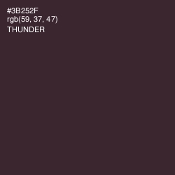 #3B252F - Thunder Color Image