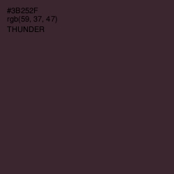 #3B252F - Thunder Color Image