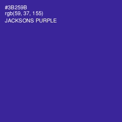 #3B259B - Jacksons Purple Color Image