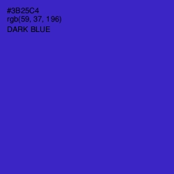 #3B25C4 - Dark Blue Color Image