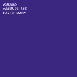 #3B2680 - Bay of Many Color Image