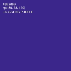 #3B268B - Jacksons Purple Color Image