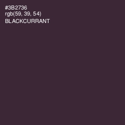 #3B2736 - Blackcurrant Color Image