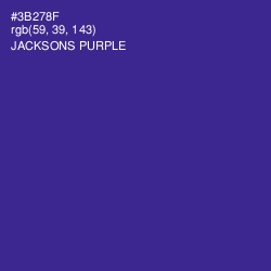 #3B278F - Jacksons Purple Color Image