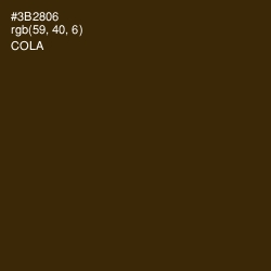 #3B2806 - Cola Color Image