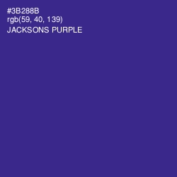 #3B288B - Jacksons Purple Color Image