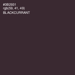 #3B2931 - Blackcurrant Color Image