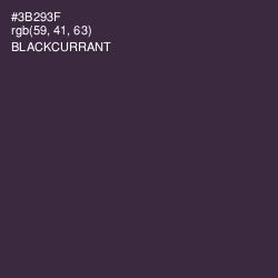 #3B293F - Blackcurrant Color Image