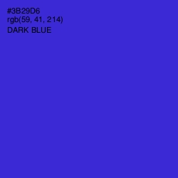 #3B29D6 - Dark Blue Color Image