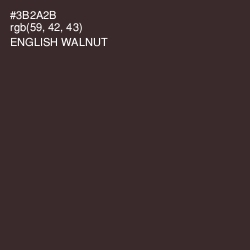 #3B2A2B - English Walnut Color Image