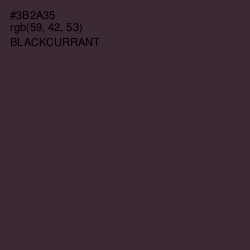 #3B2A35 - Blackcurrant Color Image