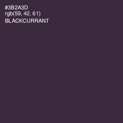 #3B2A3D - Blackcurrant Color Image