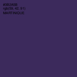 #3B2A5B - Martinique Color Image