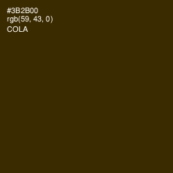 #3B2B00 - Cola Color Image