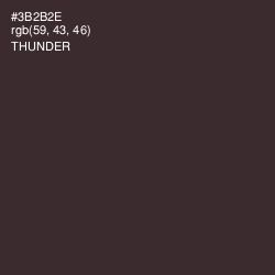 #3B2B2E - Thunder Color Image